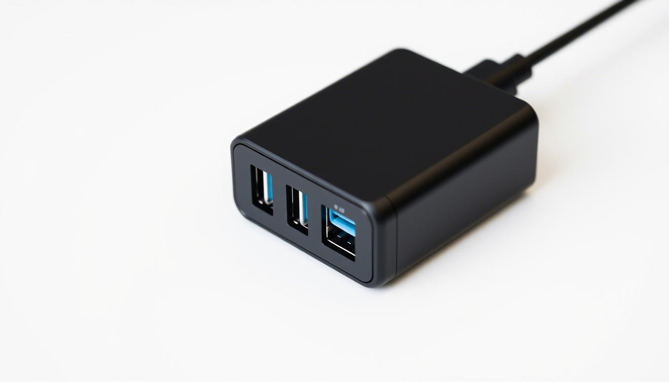 Caricatore GaN PowerPort Plus